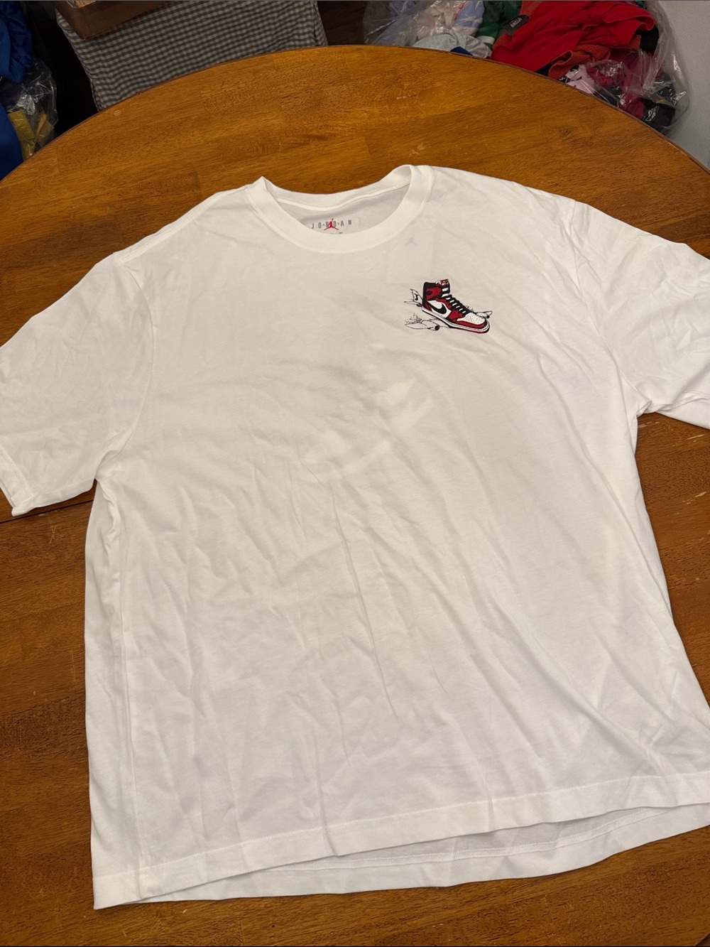 Nike Jordan AJ1 Men's White T-Shirt Sz XX-Large NEW HQ8972-100